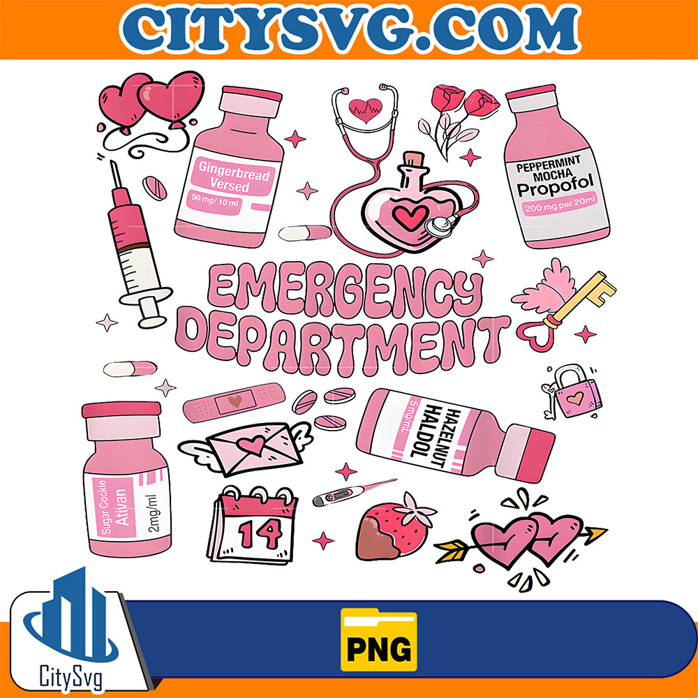 Emergency-Department-Valentine-ER-Nurse-Emergency-Room-Nurse-Png