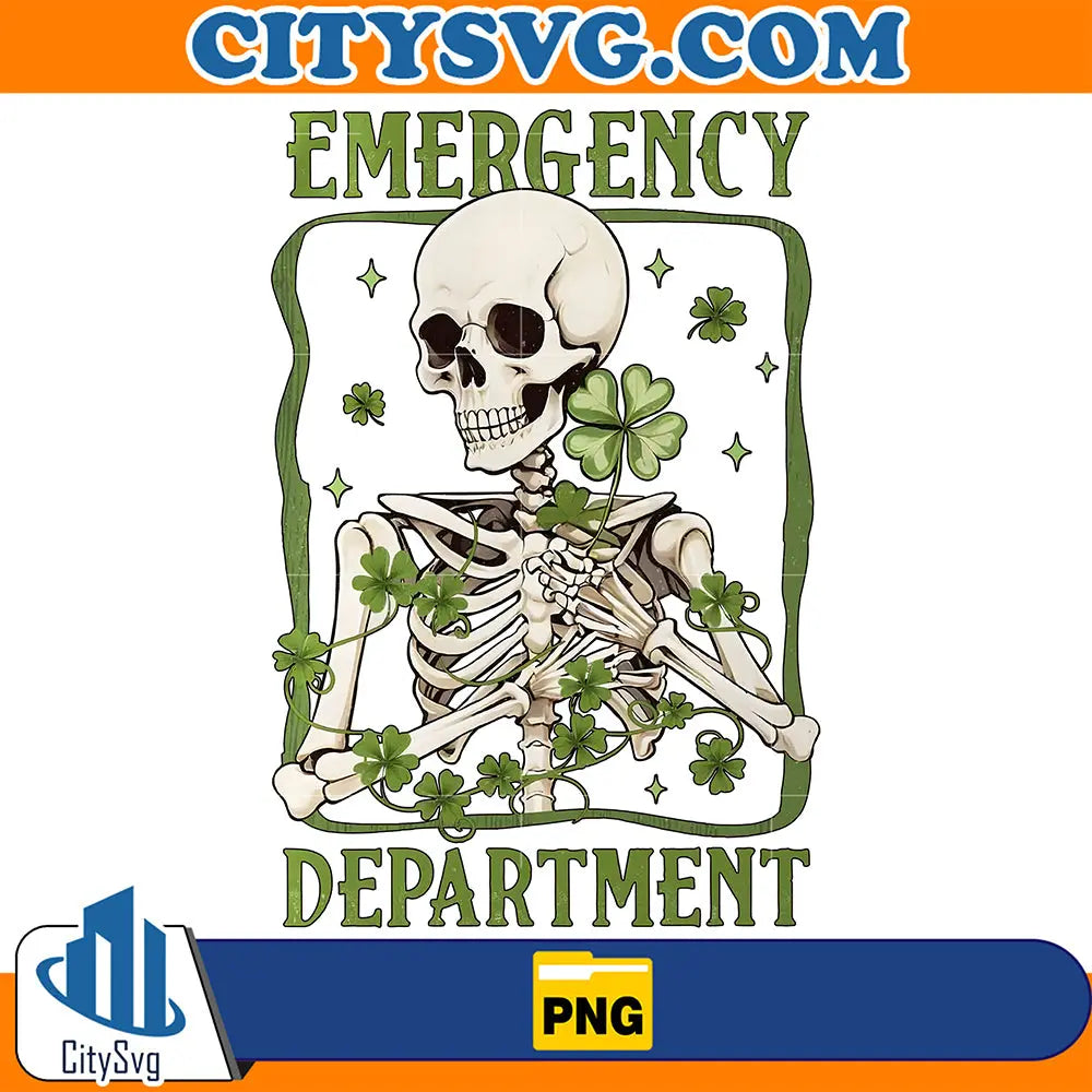 EmergencyDepartmentStPatricksDaySkeletonPng