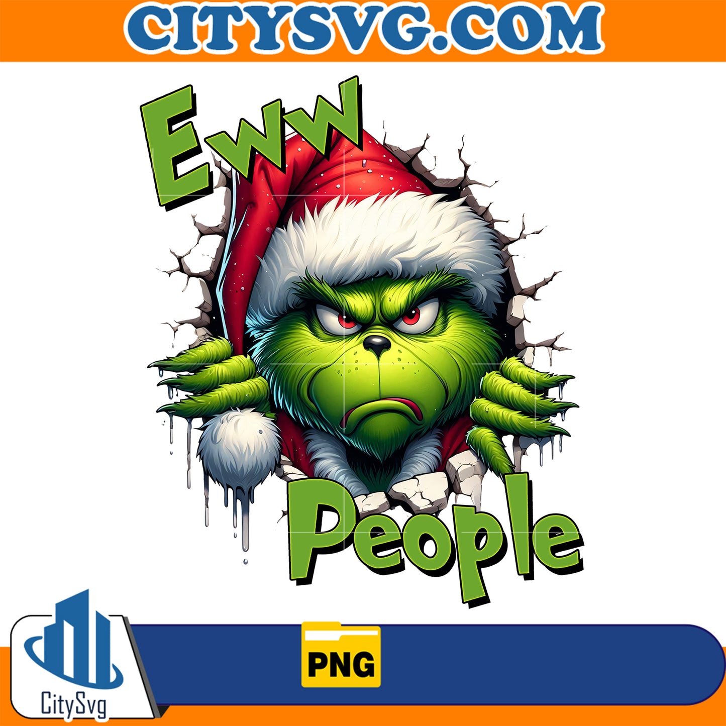 EwwPeopleGrinchChristmasPng