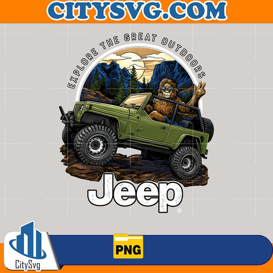 ExploreTheGreatOutdoorsJeep-SasquatchPng