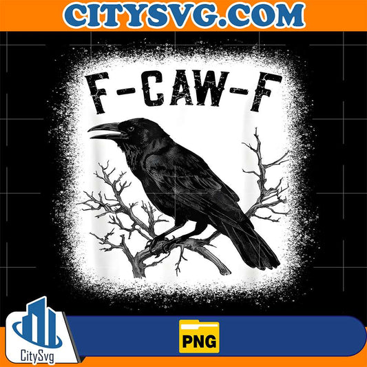 F-Caw-F-Bleached-Black-Crow-Bird-Gothic-Png