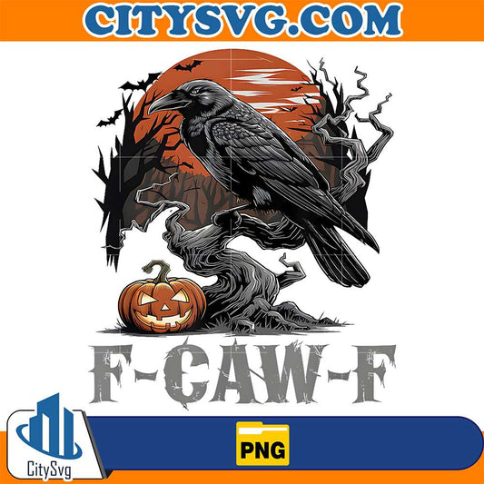 F-Caw-F-Funny-Raven-Gothic-Crow-Black-Bird-Halloween-Png