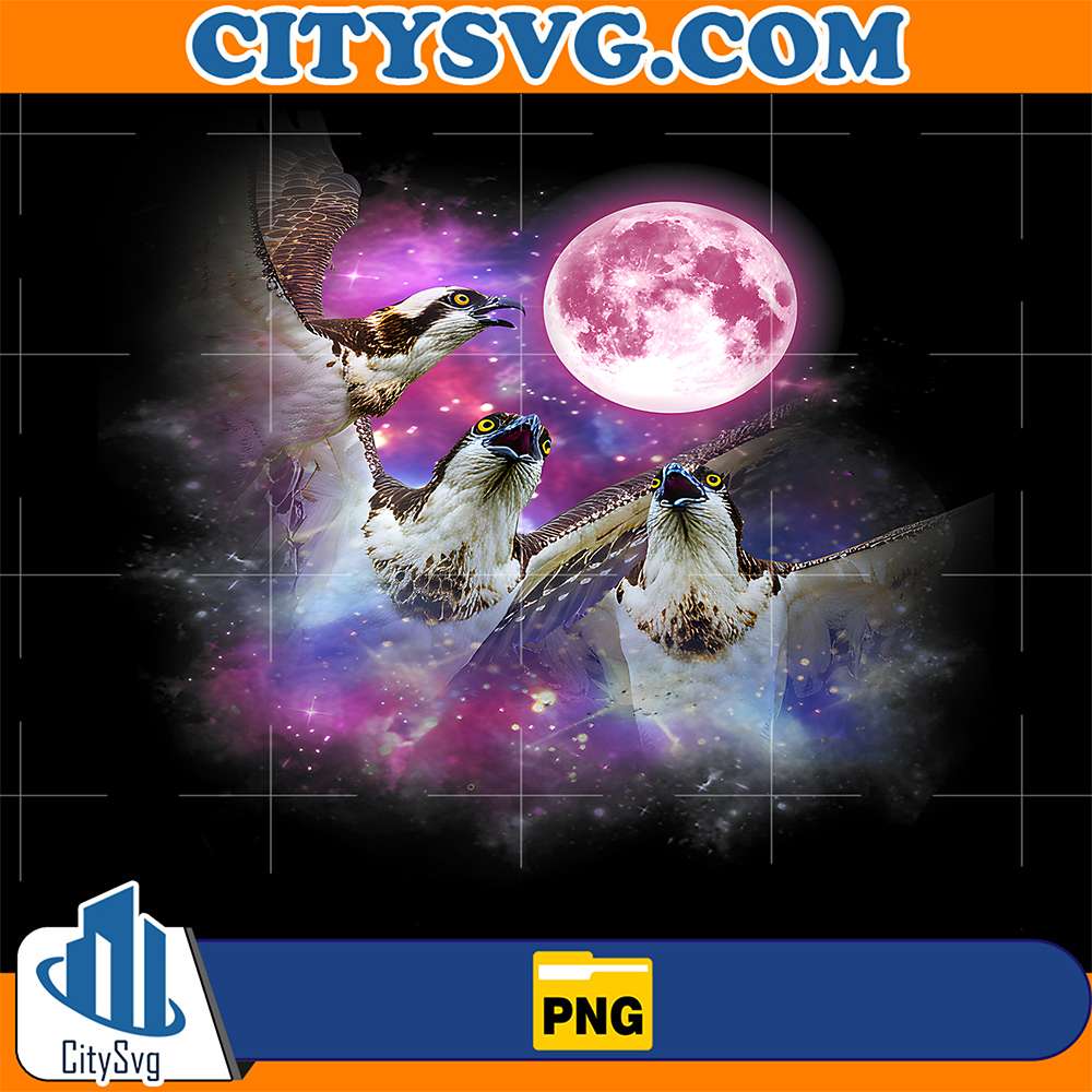 Falcon-Howling-At-The-Moon-Colorful-Wildlife-Png