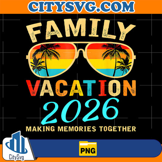 Family-Vacation-2026-Beach-Matching-Summer-Vacation-2026-Png