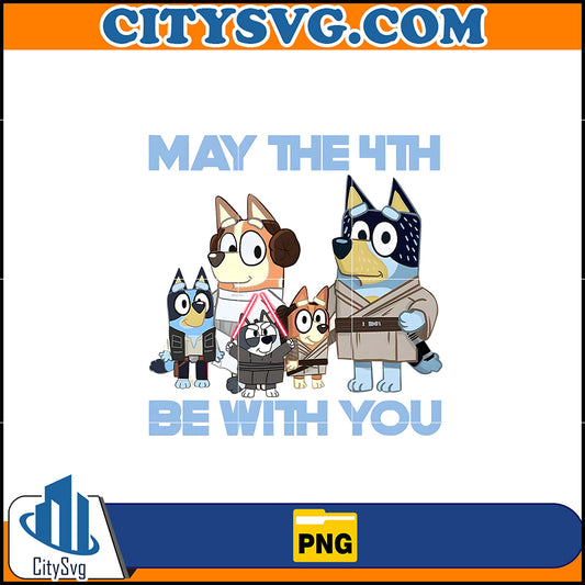 FamilyBlueyMayThe4thBeWithYouPng