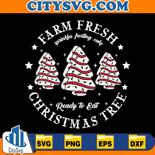 Farm Fresh Chrsitmas Tree Svg CitySvg