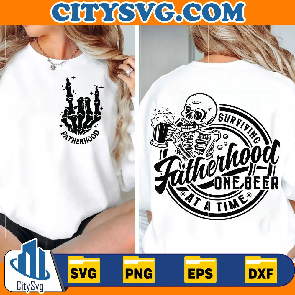 FatherhoodOneBeerSvg