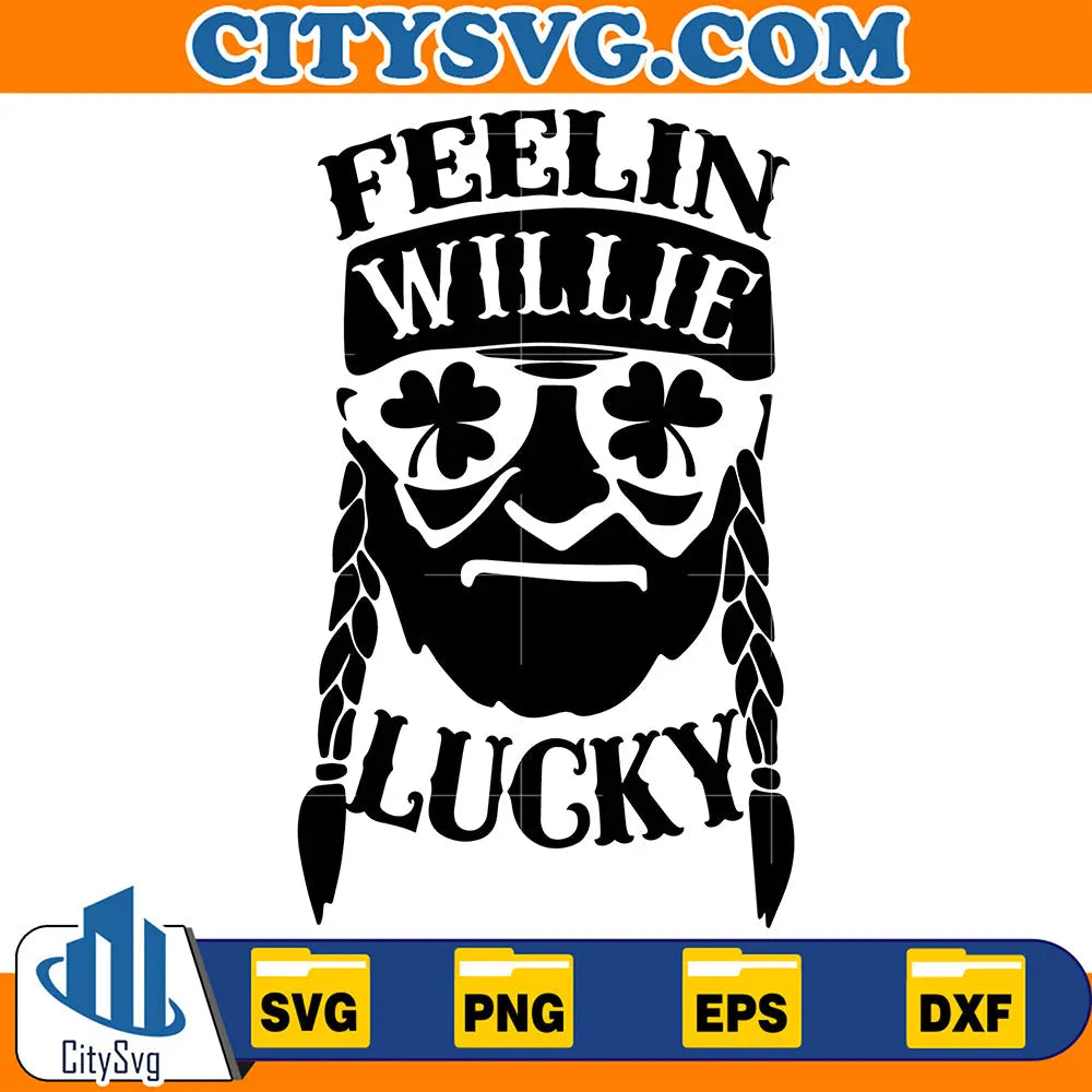 FeelinWillieLuckyStPatricksDaySvg