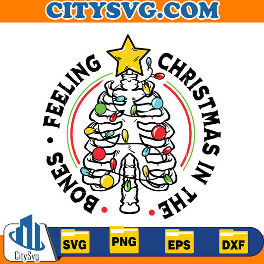 Feeling Christmas in Tree Png CitySvg