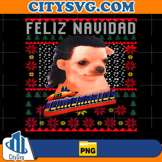 Feliz-Navidad-Dog-Meme-Png-Los-Temerarios-Christmas-Png-Ugly-Xmas-Latino-Meme-Png