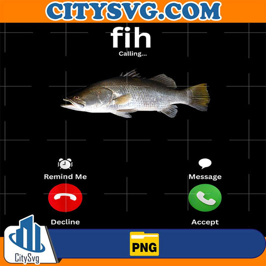 Fih-Calling-Remindme-Message-Decline-Accept-Phone-Call-Fish-Png