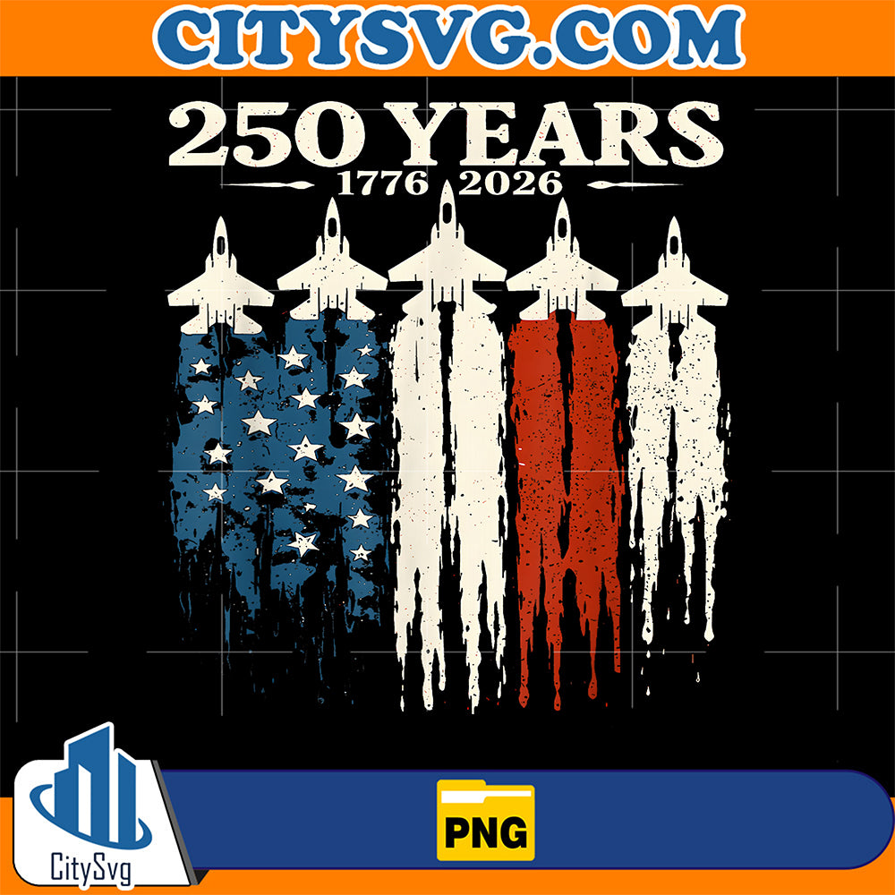 Flag-Vintage-250-Years-American-1776-2026-250th-USA-Birthday-Png