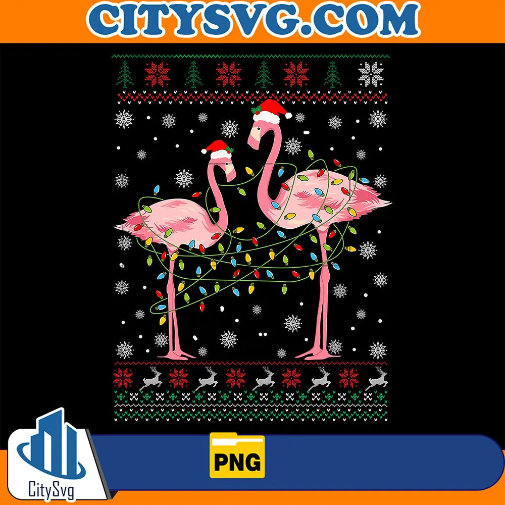 FlamingoUglyChristmasPng