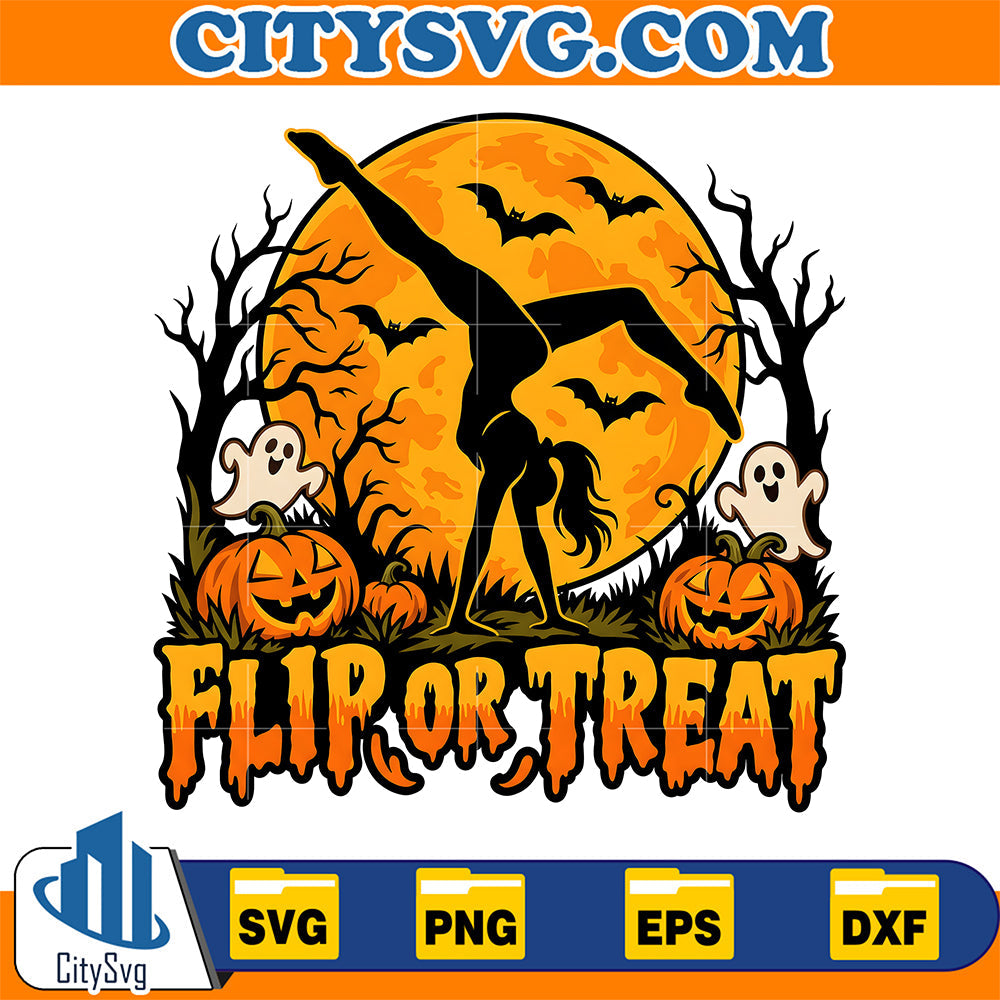 Flip-Or-Treat-Gymnastics-Halloween-Svg