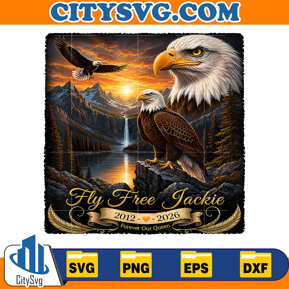 Fly-Free-Jackie-2012-2026-Bald-Eagle-Memorial-Tribute-Svg