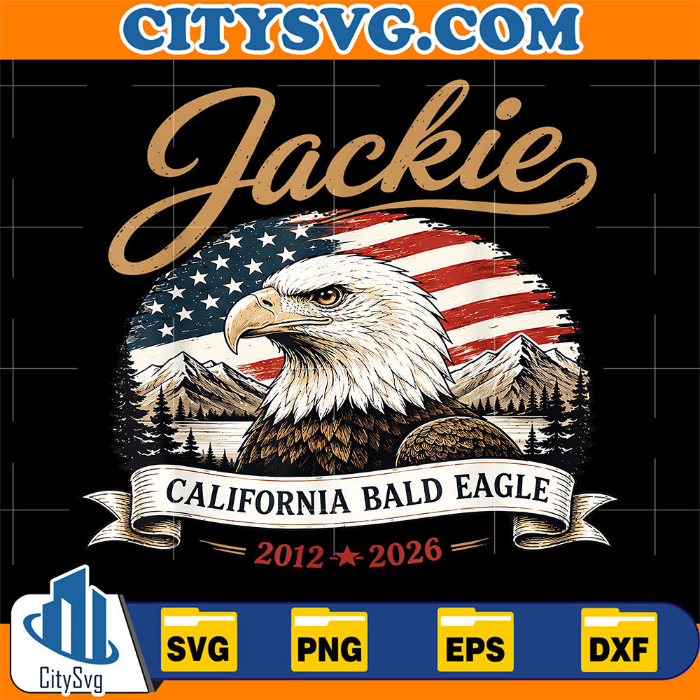 Fly-High-Jackie-Eagle-Jackie-Bald-Eagle-Forever-Our-Queen-Svg