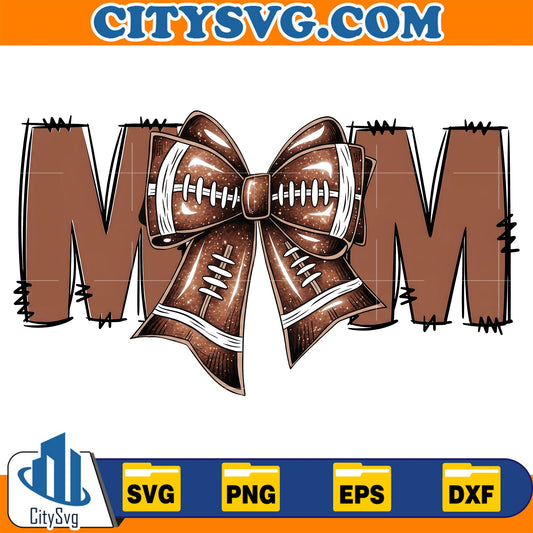 Football-Mom-Bow-Svg