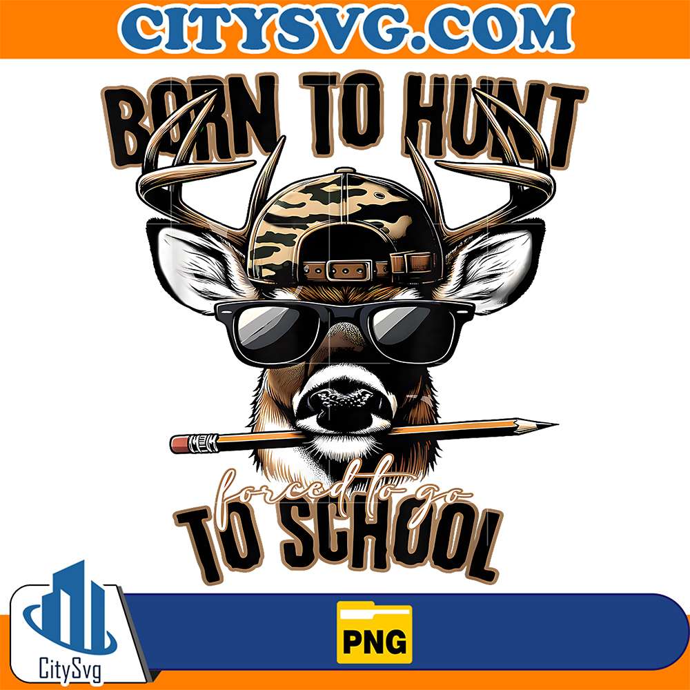 Forced-To-Go-To-School-Deer-Hunting-Boy-Camo-Png