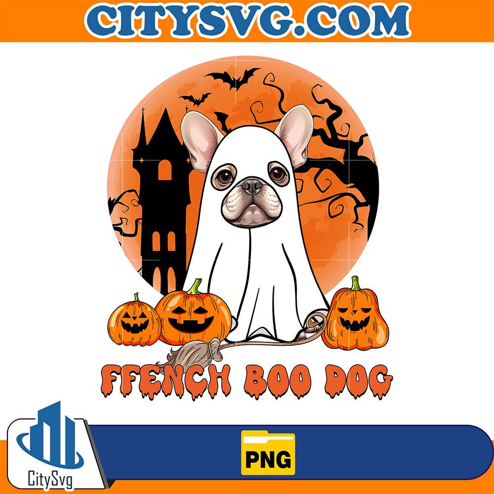 French-Boo-Dog-Halloween-Png