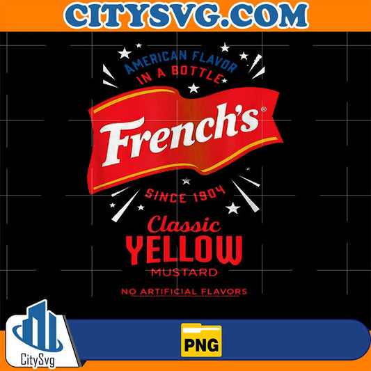 French-s-Classic-Yellow-Mustard-Label-Foodie-Costume-Png