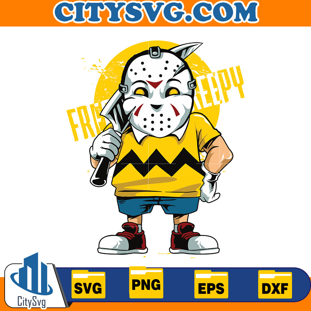 Friday the 13th Jason Charlie Brown Svg