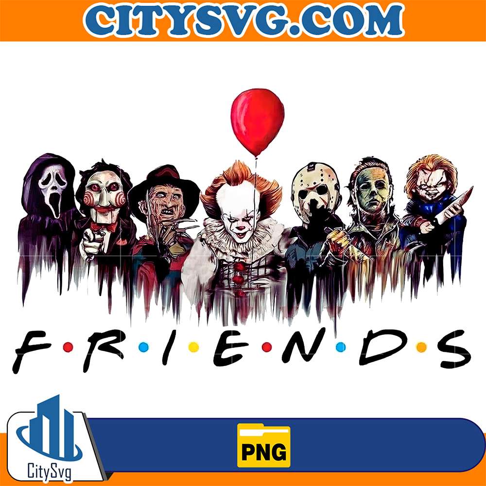 Friends-Balloon-Horror-Characters-Halloween-Png
