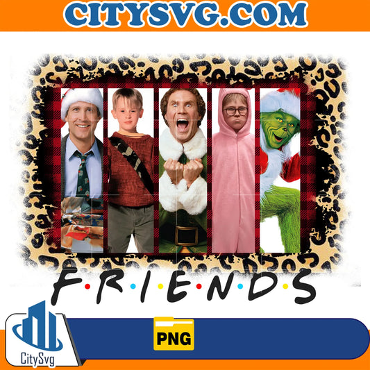 FriendsChristmasMovieCharactesPng_2