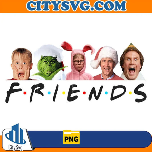 FriendsChristmasMoviePng1