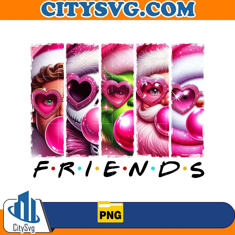 FriendsChristmasValentinePng