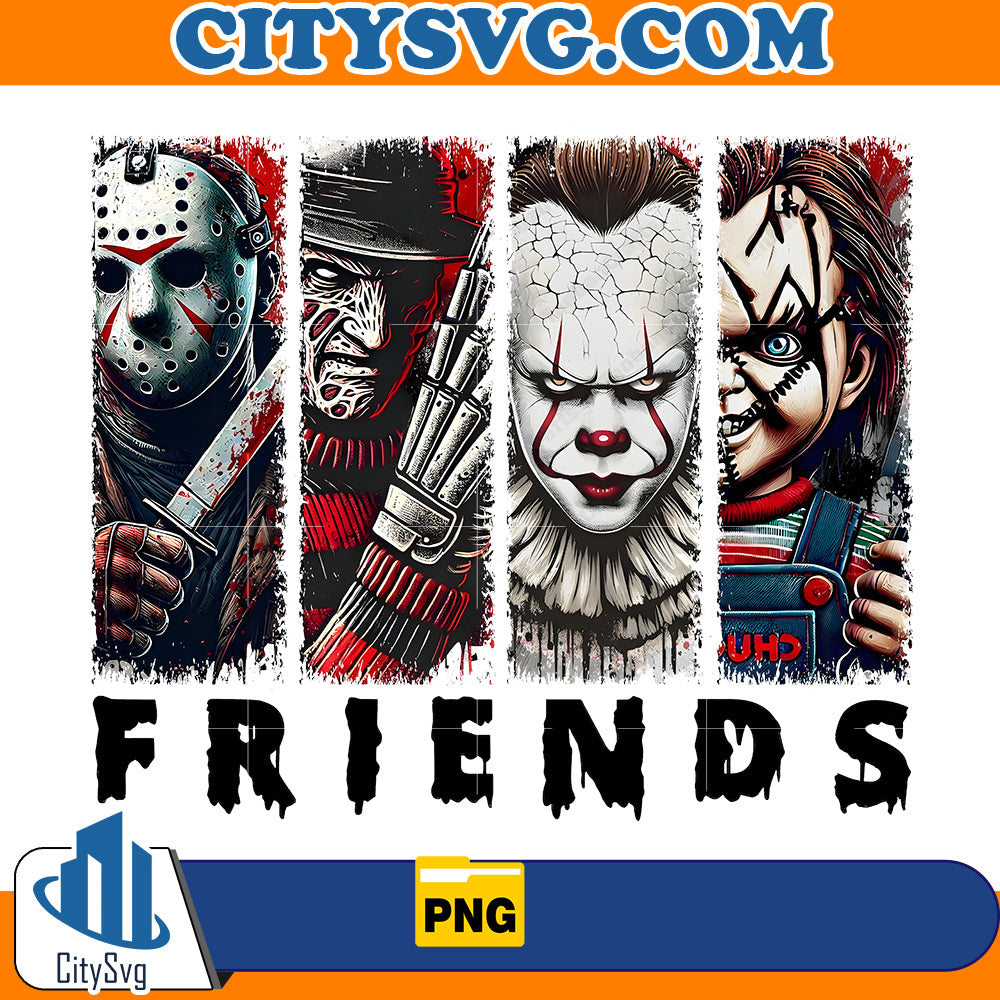 Friends Horror Characters png