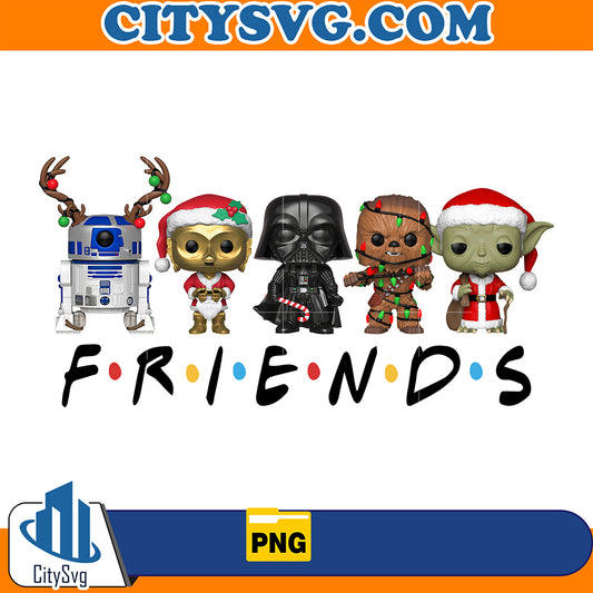 FriendsStarWarsChristmasPng