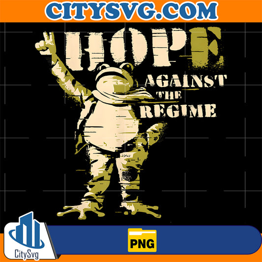 Frog-Portland-Hop-Hope-Against-The-Regime-Grunge-Png