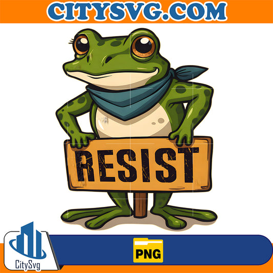 Frog-Resist-Portland-Frog-Protest-Portland-Frog-Activist-Png-3