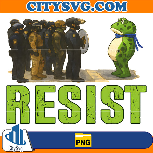 Frog-Resist-Portland-Frog-Protest-Portland-Frog-Activist-Png-4