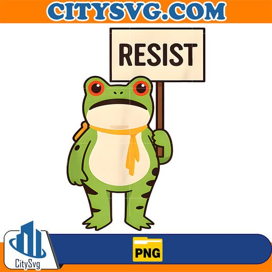 Frogs Resist - Portland Frog Protest Png CitySvg