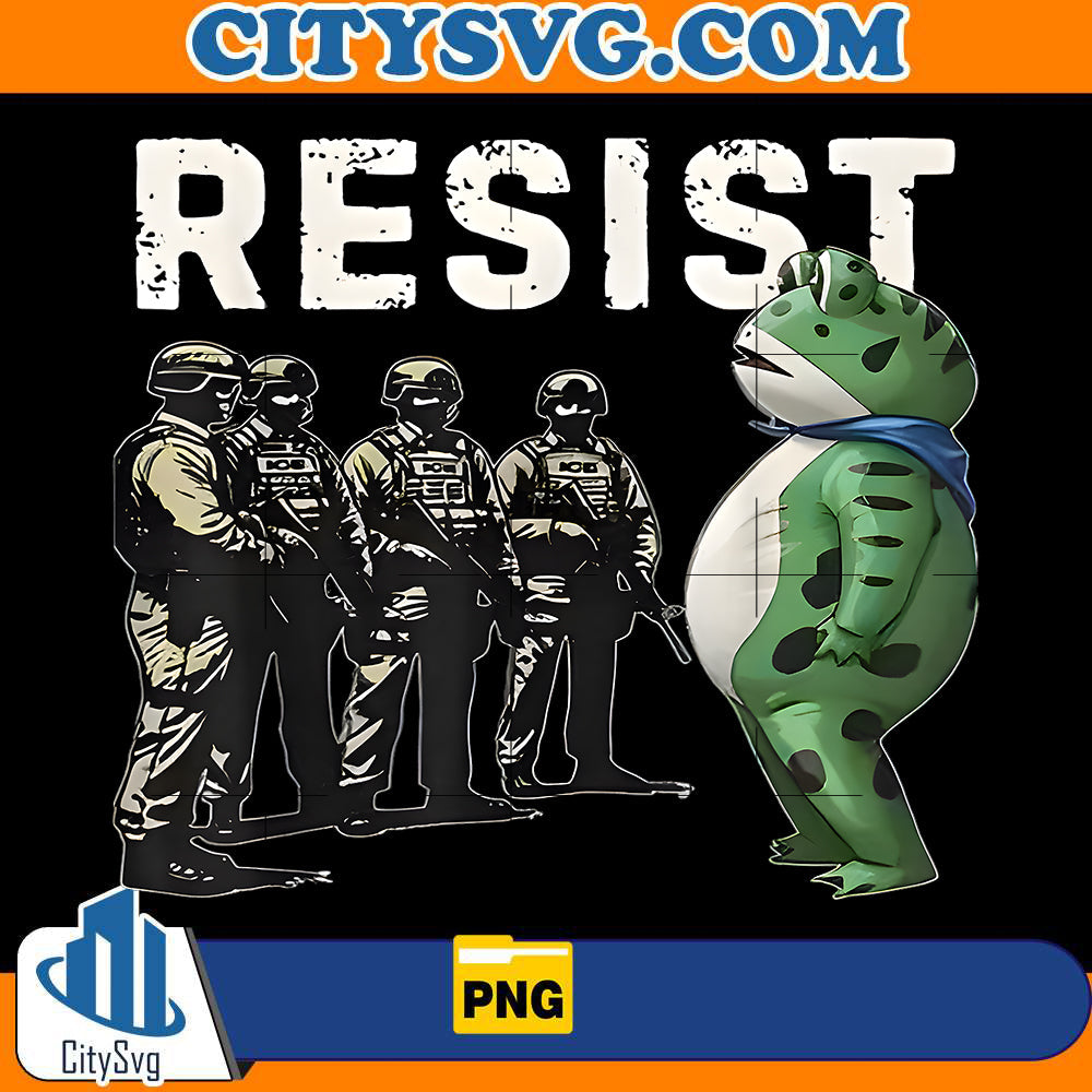 Frogs-Resist-Portland-Frog-Protest-Png