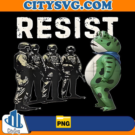 Frogs-Resist-Portland-Frog-Protest-Png