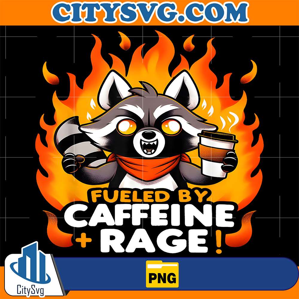 Fueled-By-Caffeine-Rage-Raccoon-Png