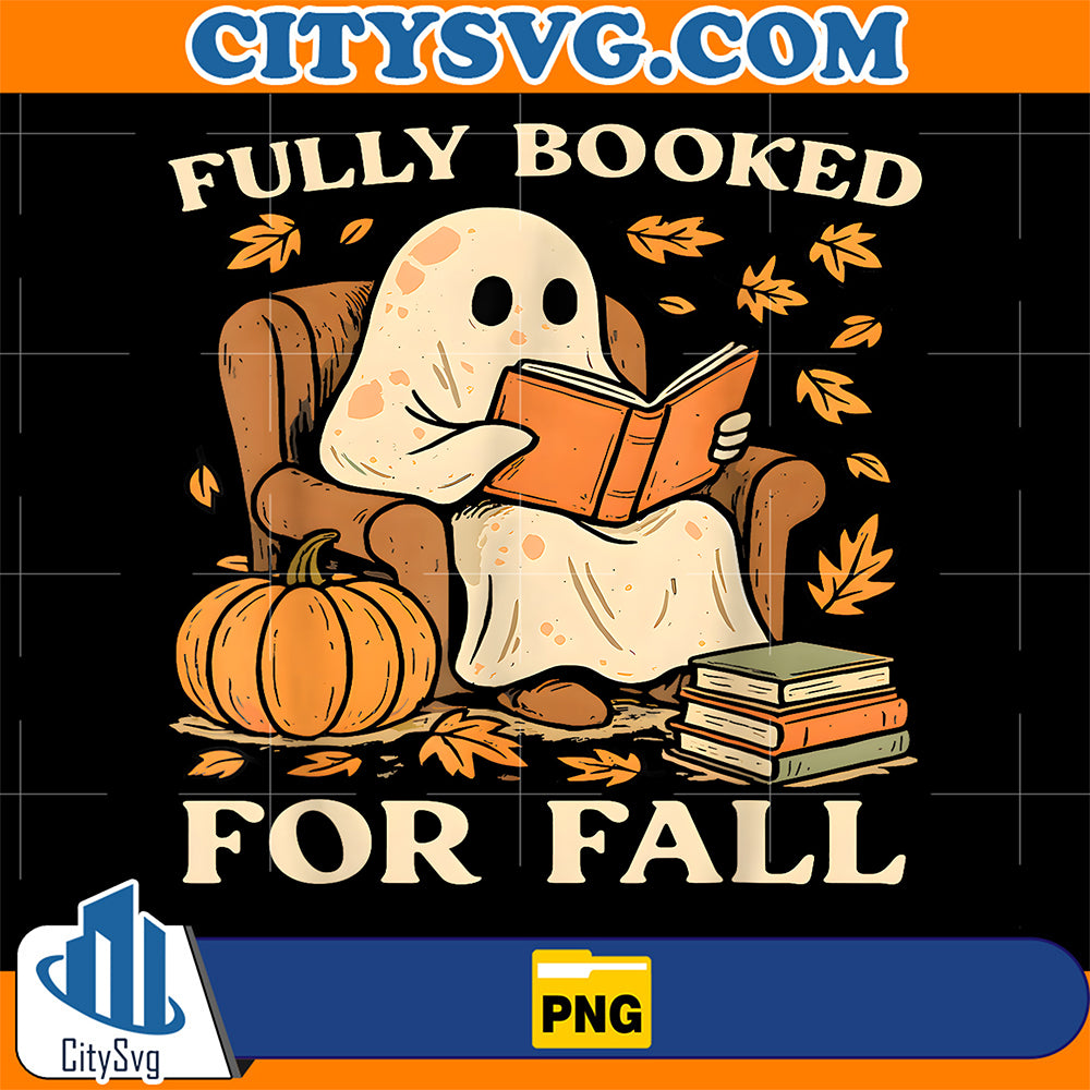 Fully-Booked-for-Fall-Books-Pumpkin-Autumn-Thanksgiving-Png