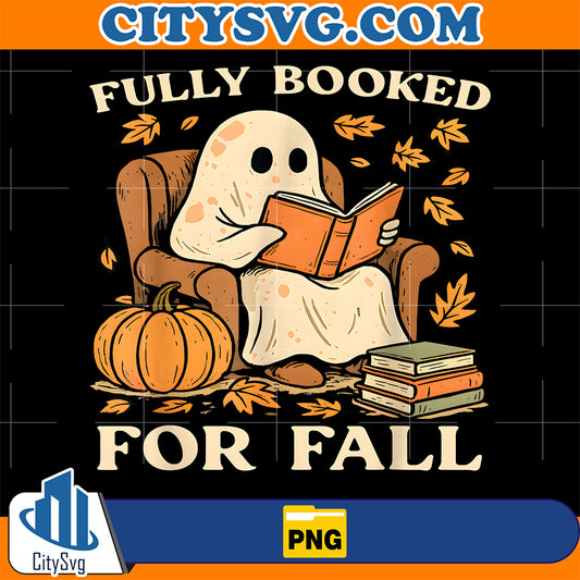 Fully-Booked-for-Fall-Books-Pumpkin-Autumn-Thanksgiving-Png