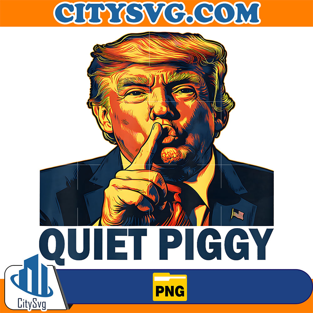 Funny-Trump-Quiet-Piggy-Png