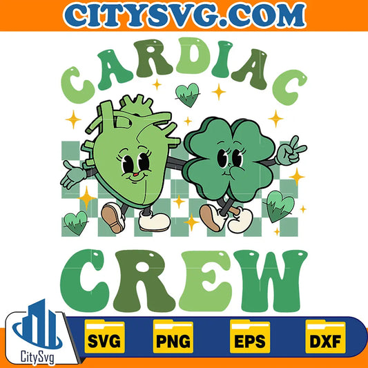 FunnyCardiacCrewStPatrickDaySvg