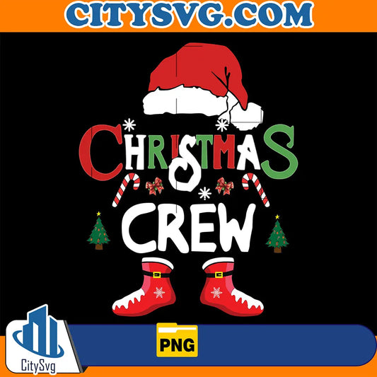 FunnyChristmasCrewXmasSquadSantaFamilyPng
