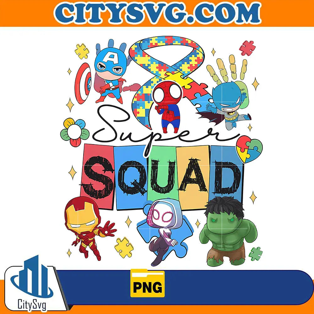 FunnySuperheroAutismSuperSquadPng