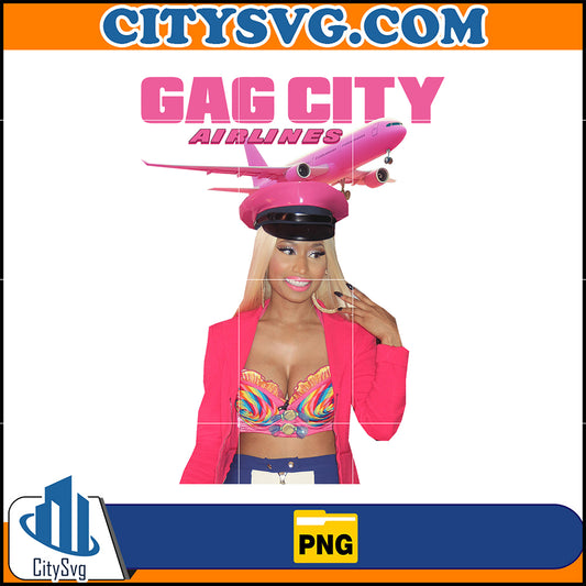 GagCityAirlinesNickiMinajPinkVendredi2TournePng