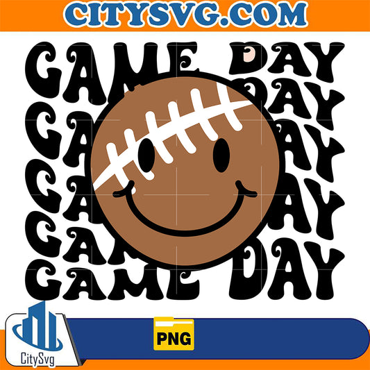 GameDaySmileyFootballPng