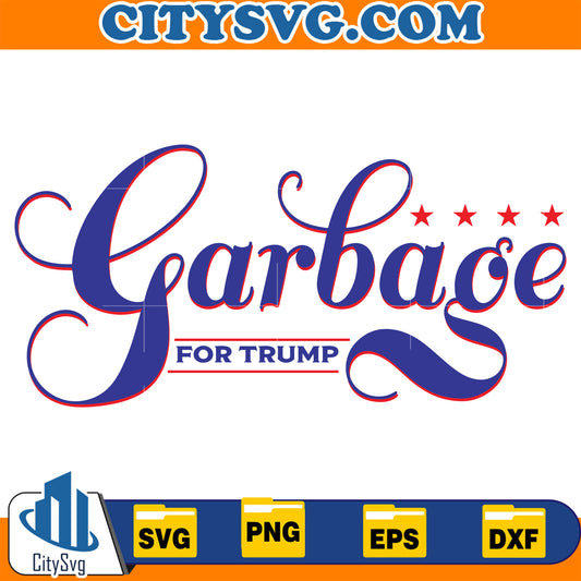 Garbage Trump Support Svg