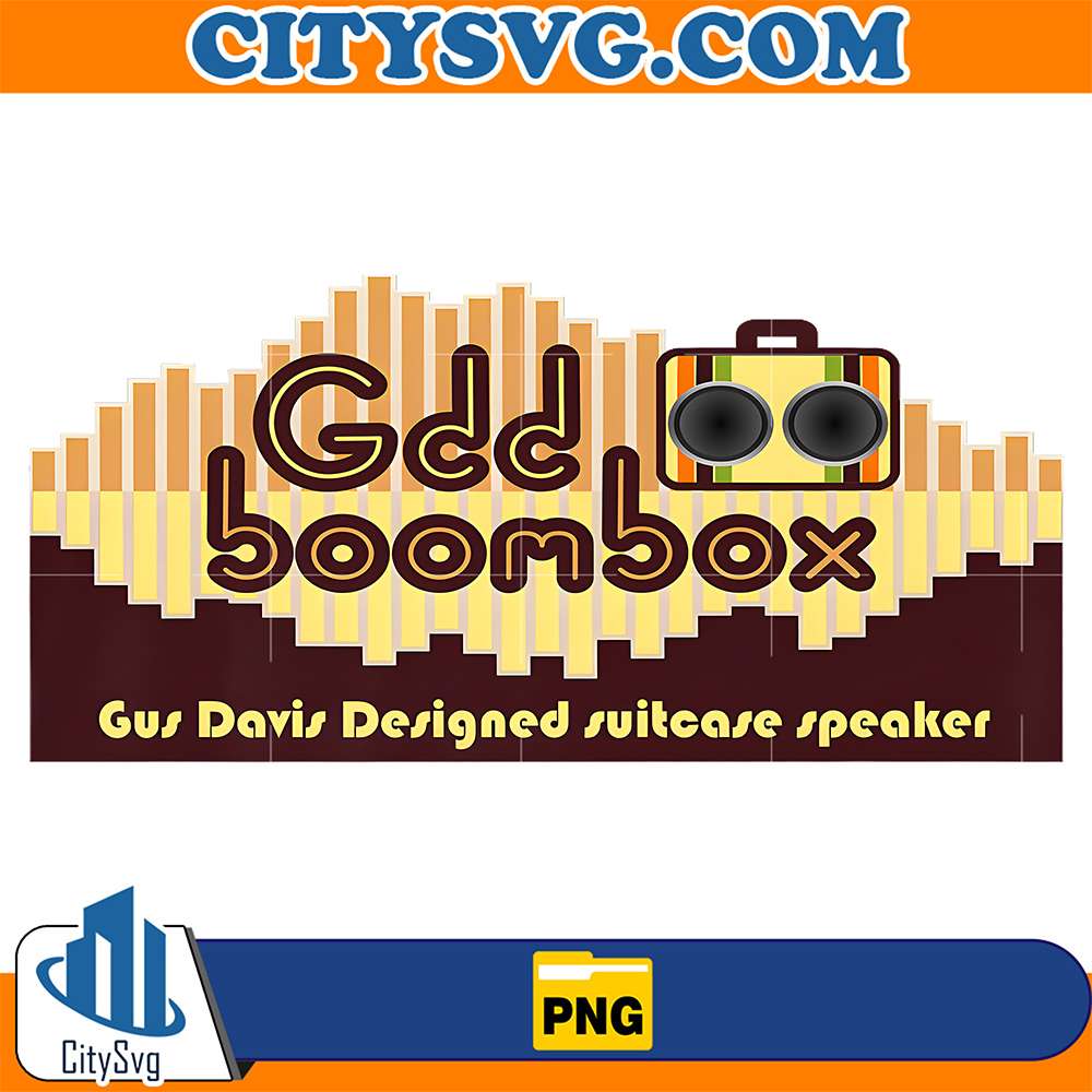 Gbb-Boombox-Gus-Davis-Designed-Suitcase-Speaker-Png