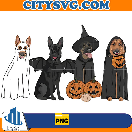 German Shepherd Halloween Png