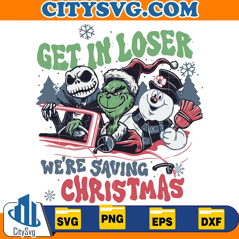 GetInLoserWereSavingChrsitmasSvg